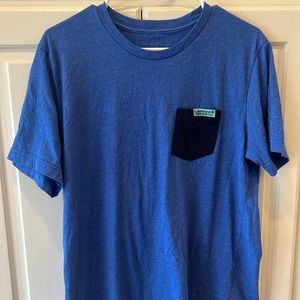 Lawrence Beer Co t shirt blue